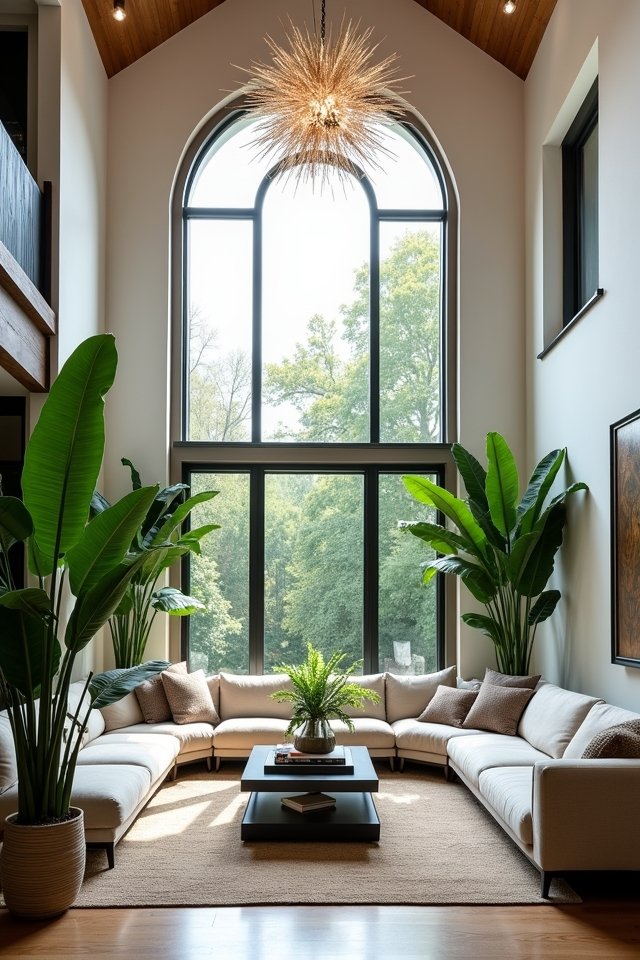 incorporate lively indoor plants