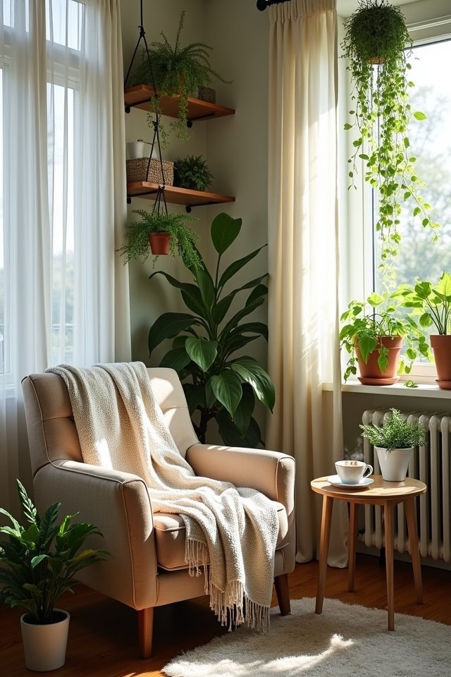 incorporate plants for warmth