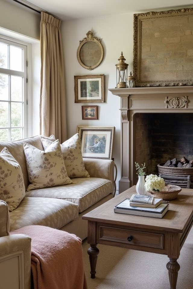 incorporate vintage living accents