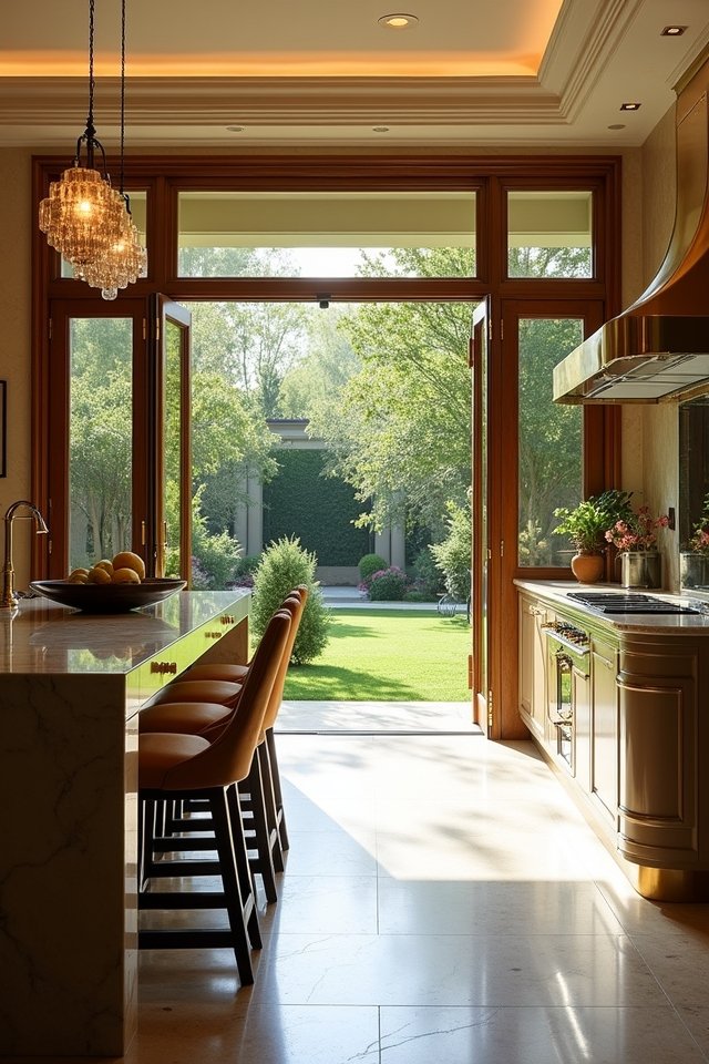 indoor outdoor kitchen design