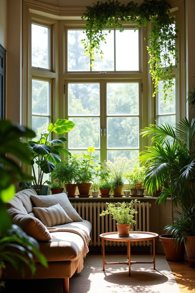 indoor plants brighten spaces