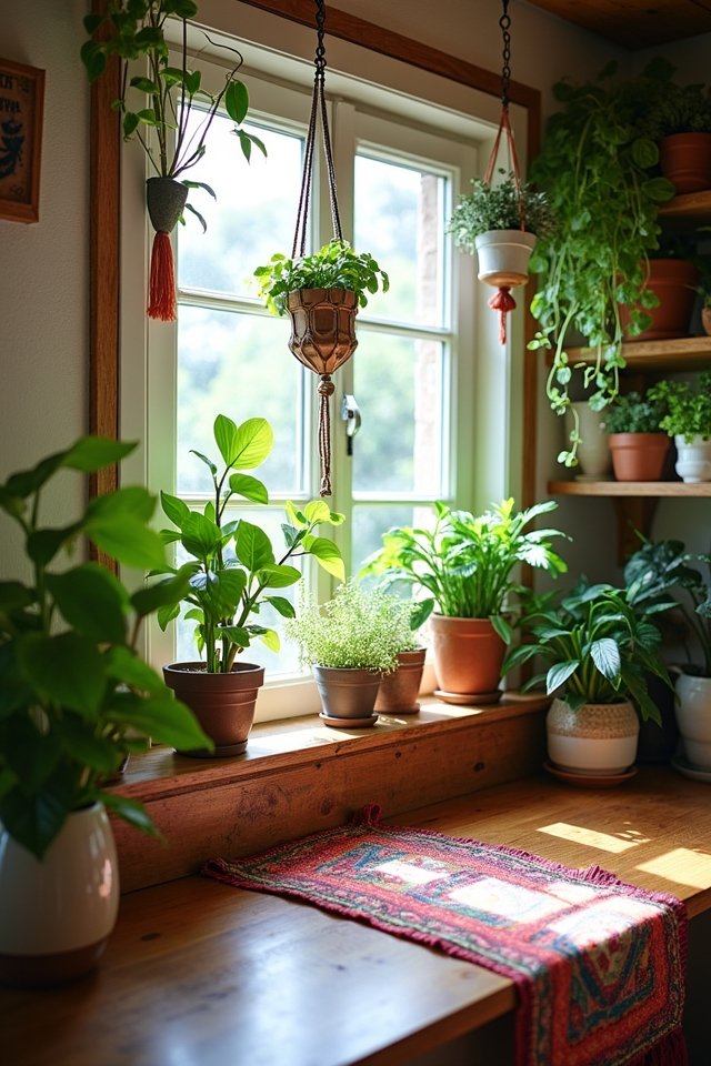 indoor plants create freshness