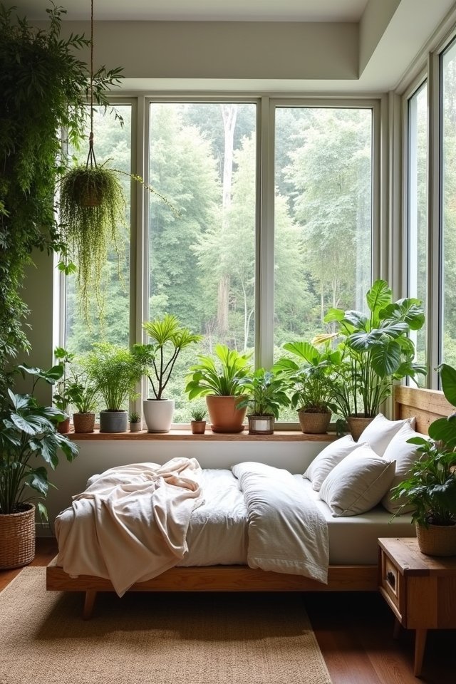 indoor plants create serenity