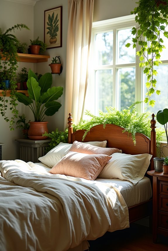 indoor plants create warmth