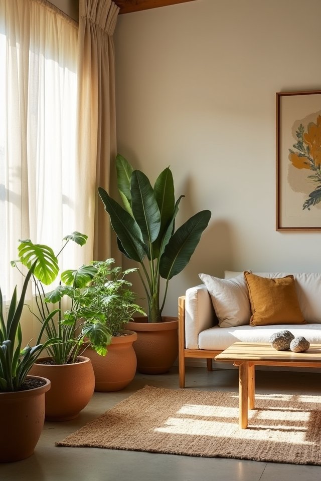 indoor plants enhance atmosphere