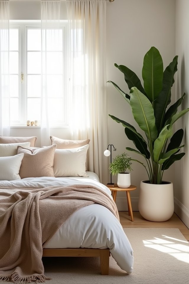 indoor plants enhance bedrooms