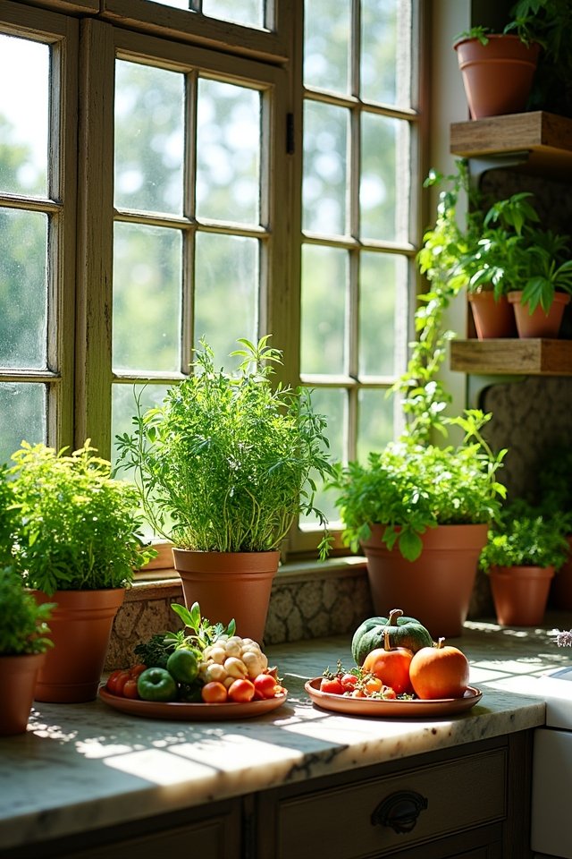 indoor plants enhance cooking