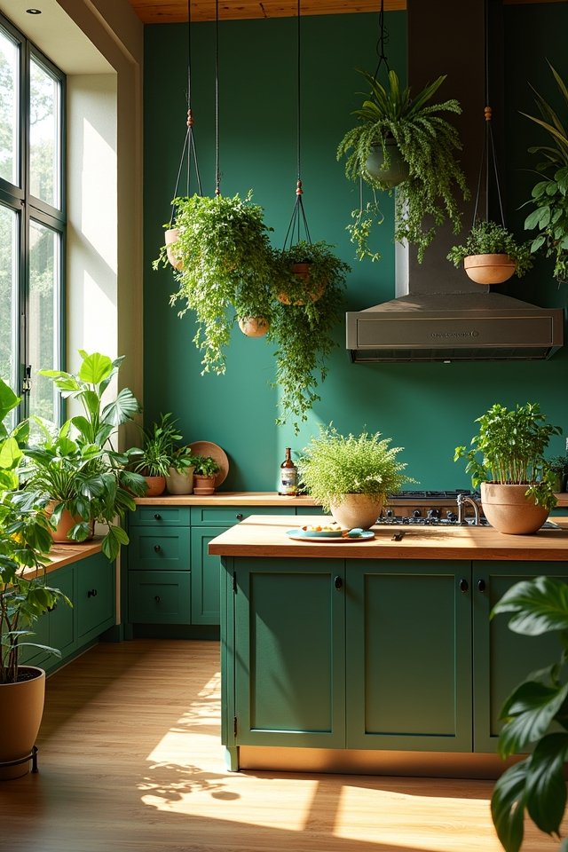 indoor plants enhance kitchens