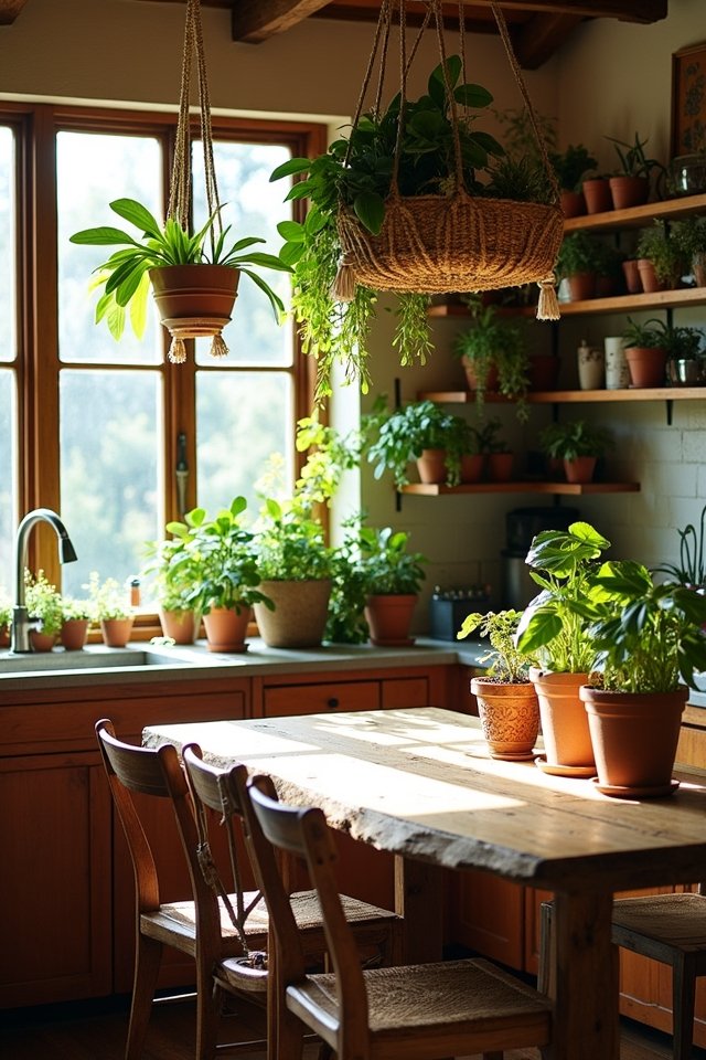 indoor plants enhance kitchens