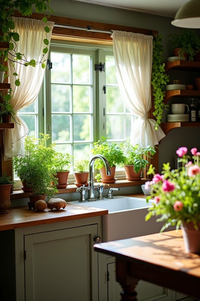 indoor plants enhance kitchens