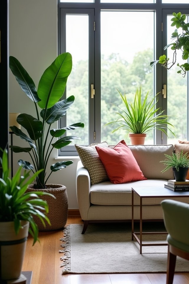indoor plants enhance living space