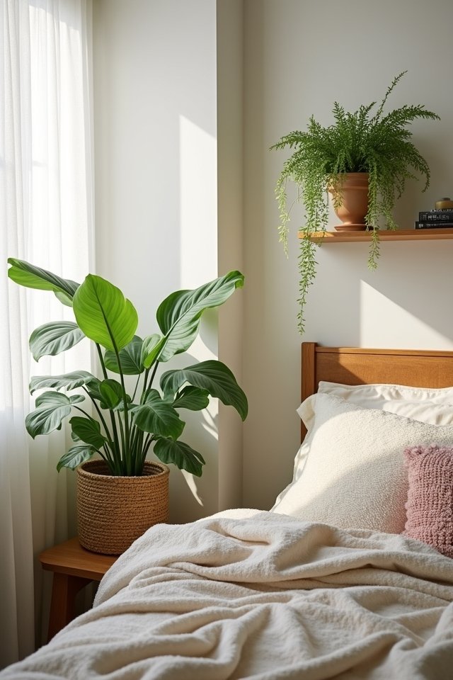 indoor plants enhance serenity