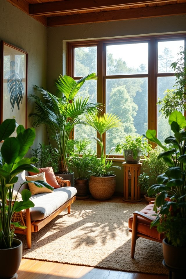 indoor plants enhance warmth