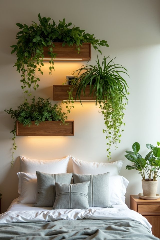 indoor vertical plant display