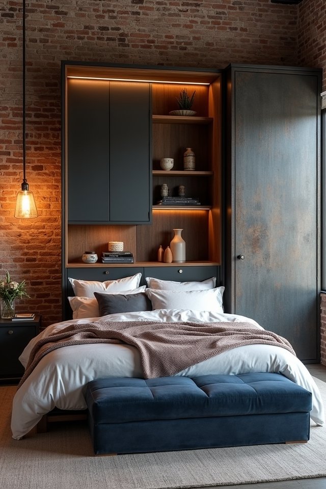 industrial chic bedroom transformation