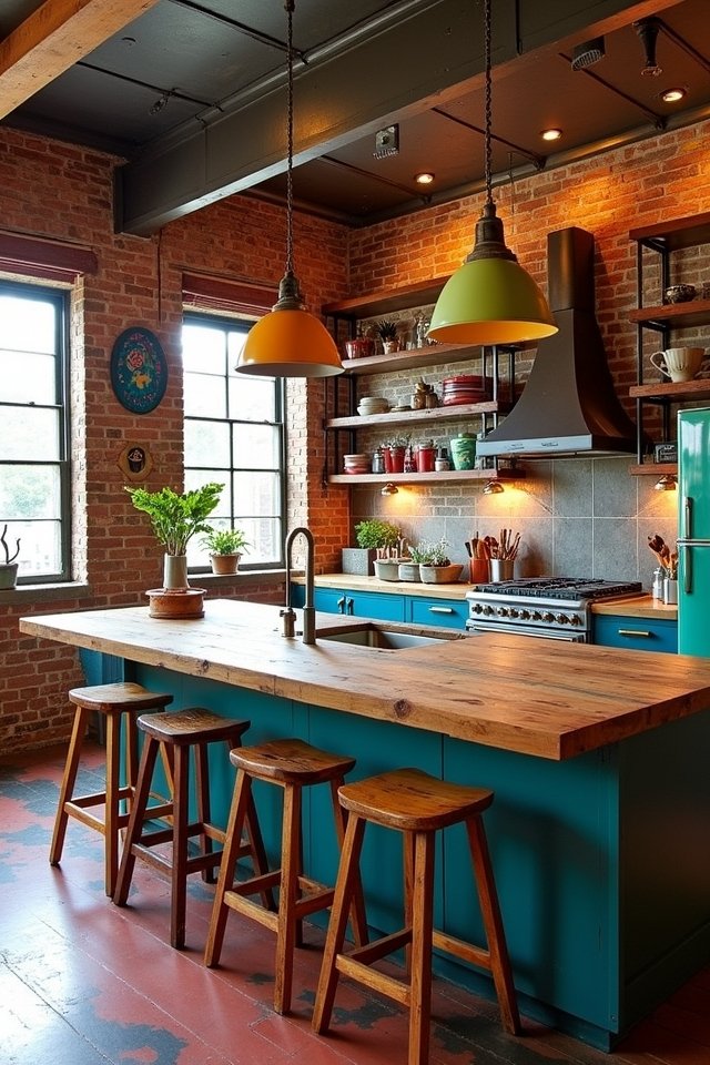 industrial chic kitchen decor