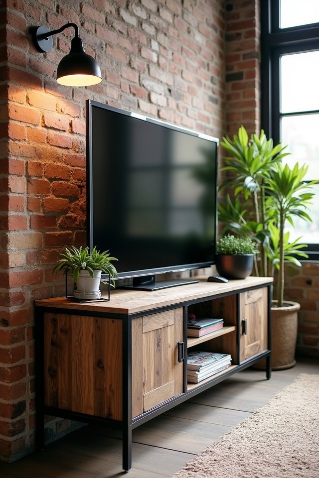 industrial chic living room