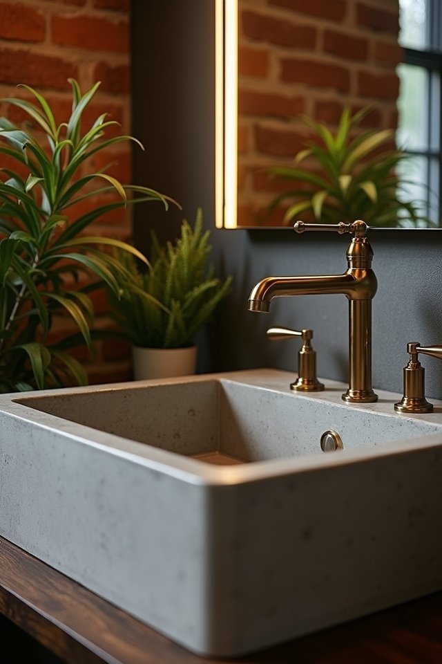 industrial elegance in gold