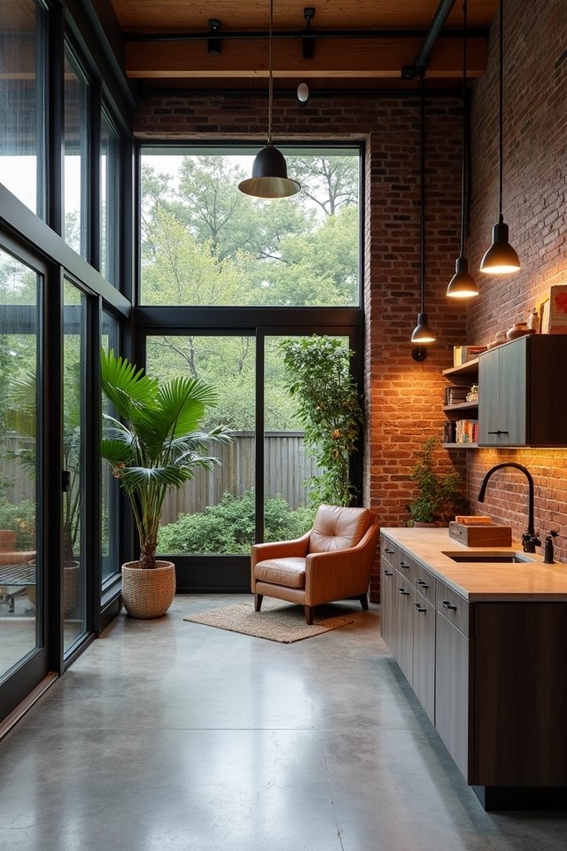 industrial elegance meets vibrancy