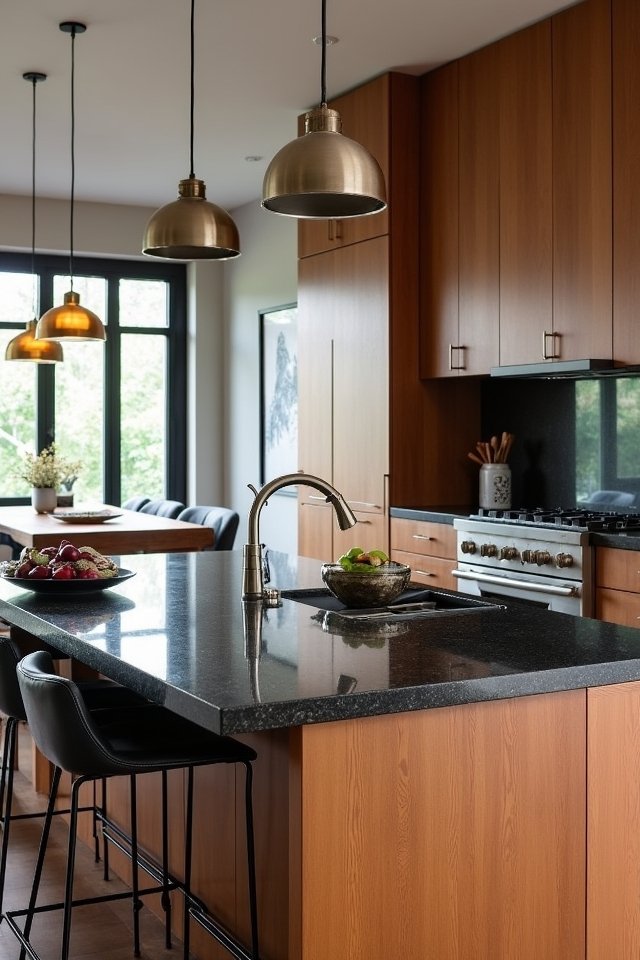 industrial elegance with granite
