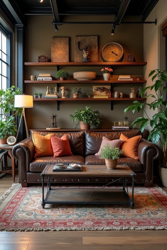 industrial metal and wood