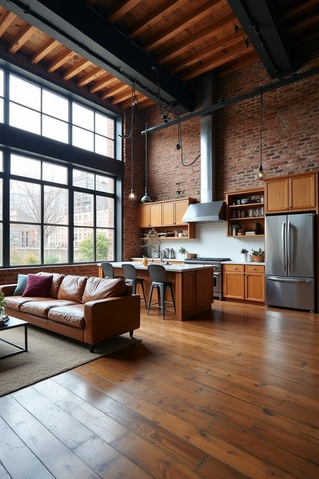 industrial metal and wood
