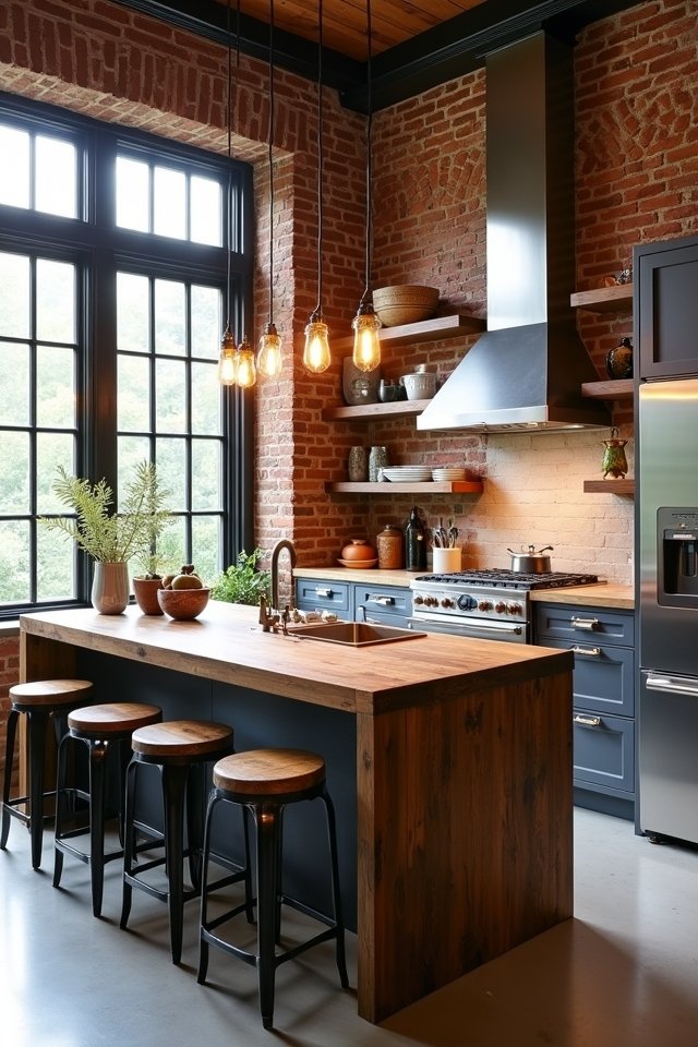 industrial metal meets rustic