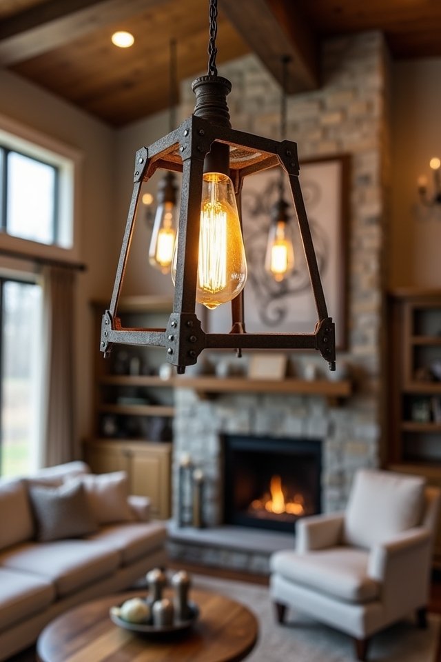 industrial rustic charm lighting