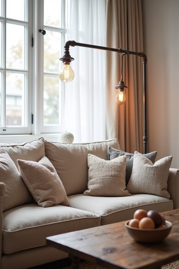 industrial vintage floor lamp