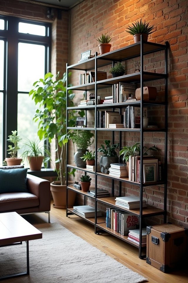 industrial wire frame bookcases
