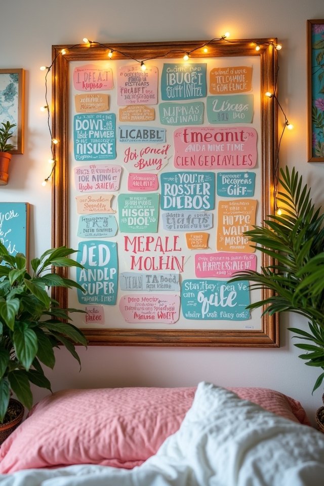 inspirational quote collage creation