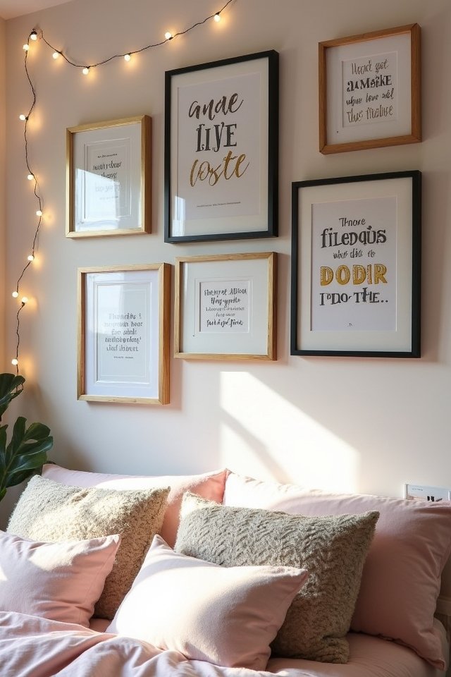 inspirational quote wall decor