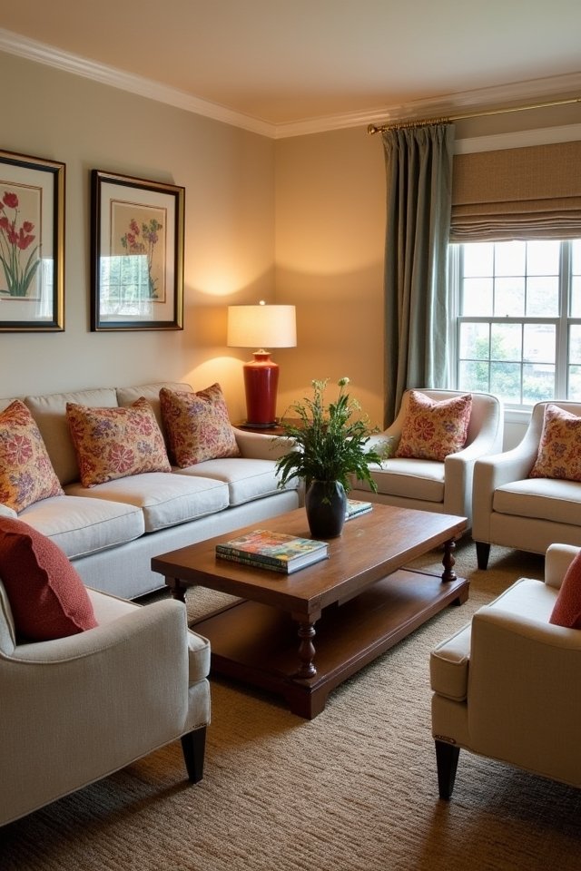 intimate seating arrangement ideas