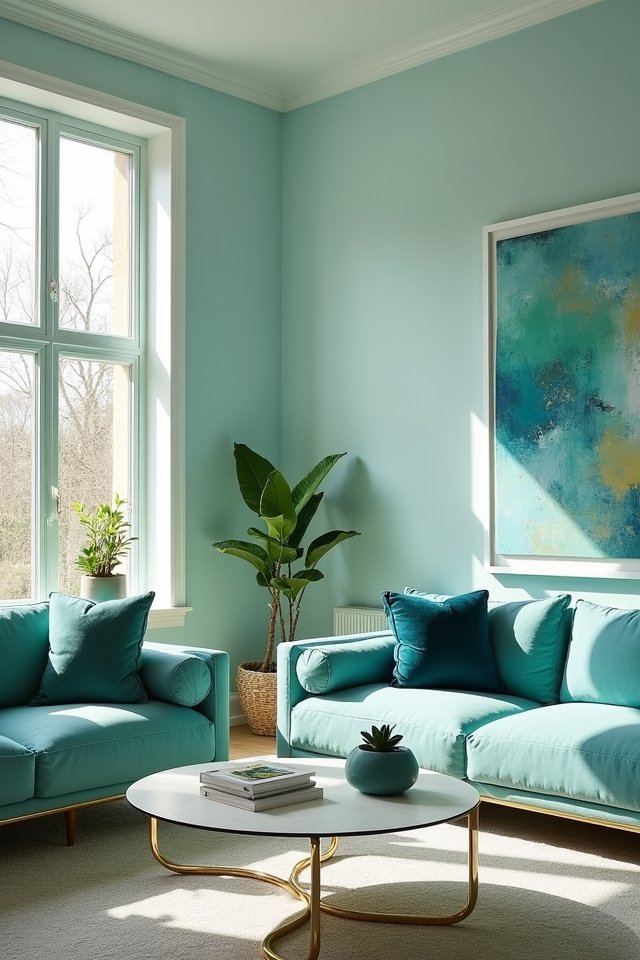 invigorating aqua home decor