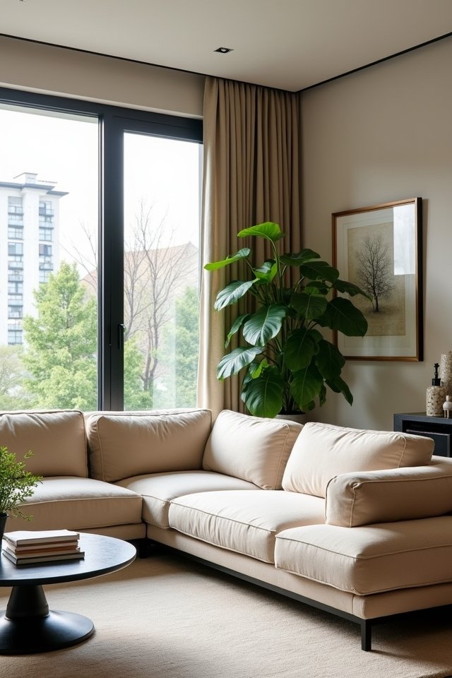 invigorating green plants contrast