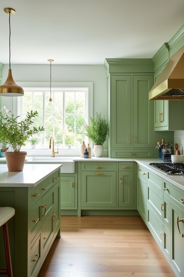 invigorating kitchen color scheme