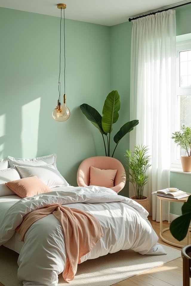 invigorating mint green freshness