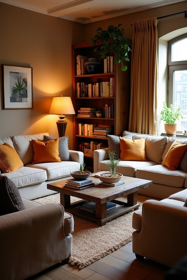 inviting intimate furniture arrangement