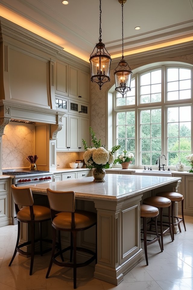 inviting kitchen island features