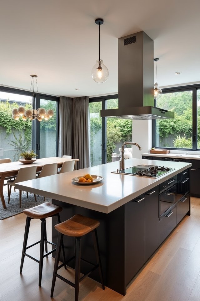 inviting kitchen social hub