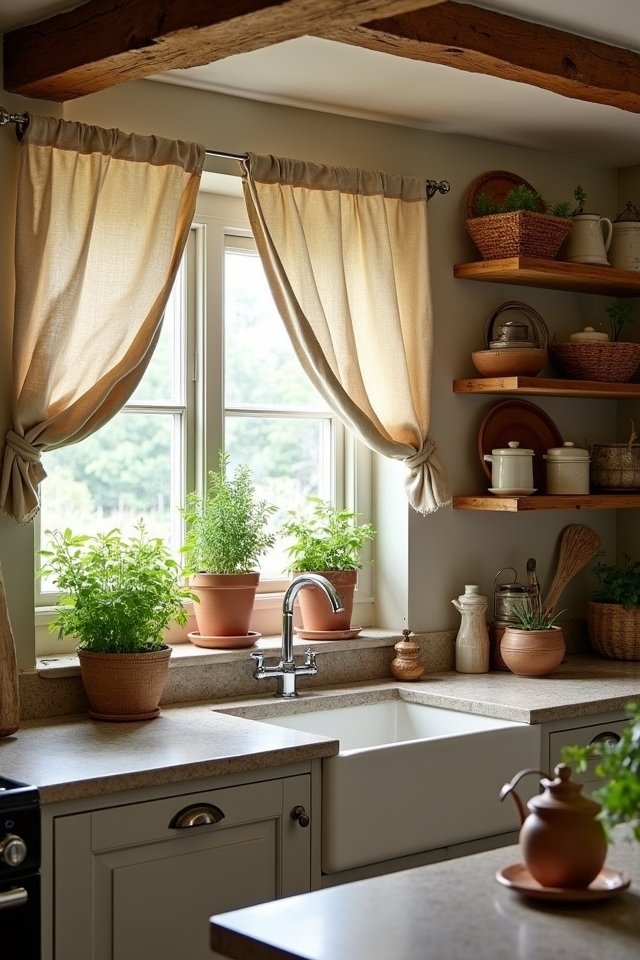 inviting natural kitchen textures
