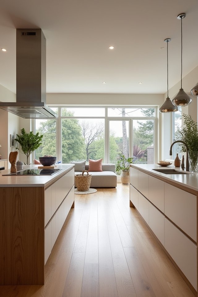 inviting open kitchen design