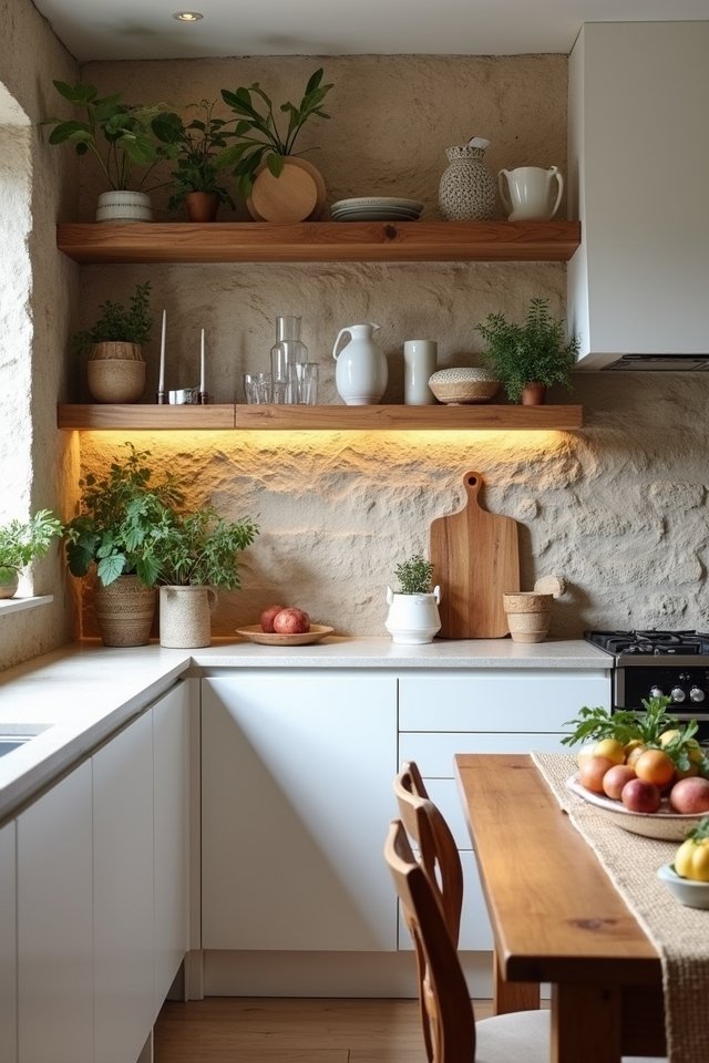 inviting open shelving ideas