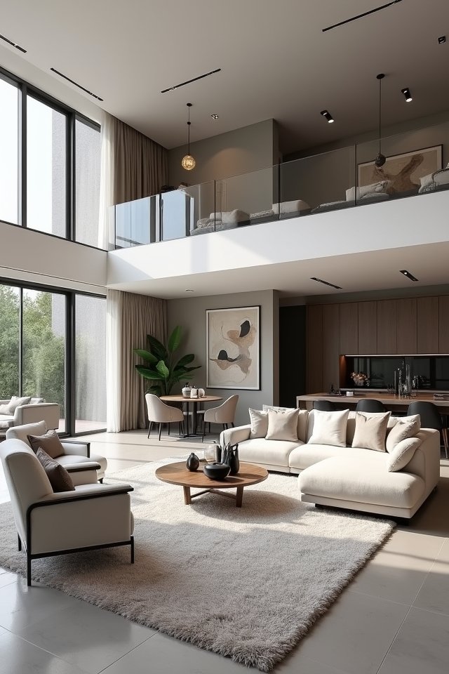 inviting open space layout