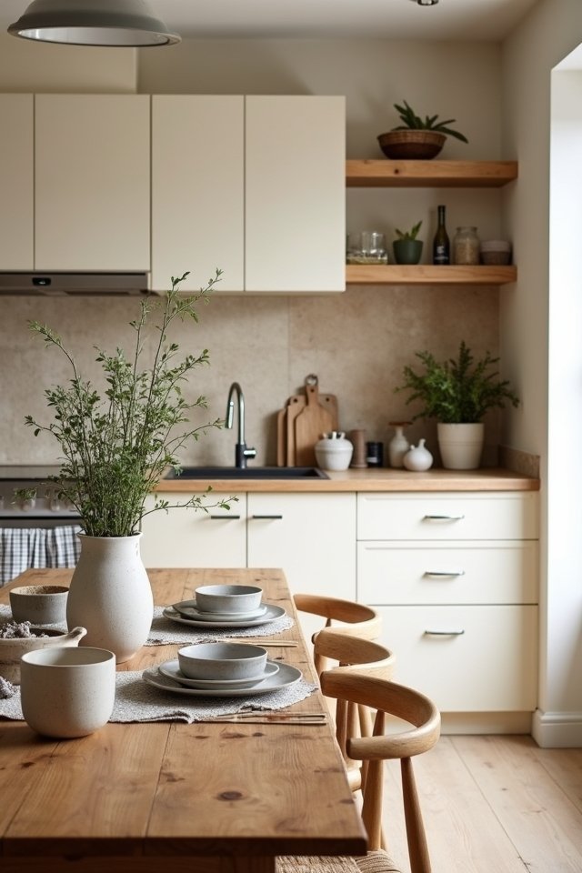 inviting scandinavian kitchen warmth