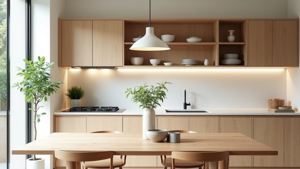 japandi minimalist kitchen designs