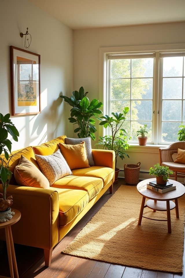 joyful vibrant living space