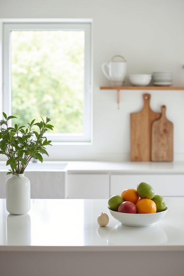 keep countertops organized daily
