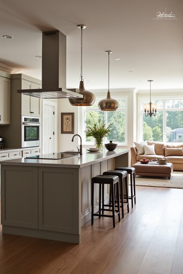 kitchen island social hub