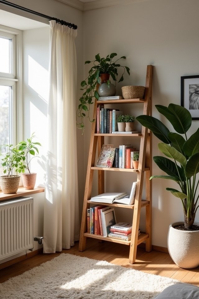 ladder bookshelves for inspiration